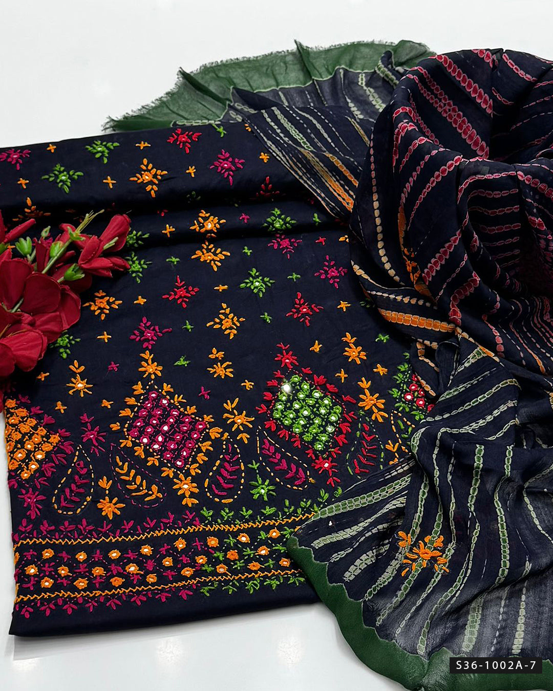 3 PC Hand Embroidered Lawn Collection