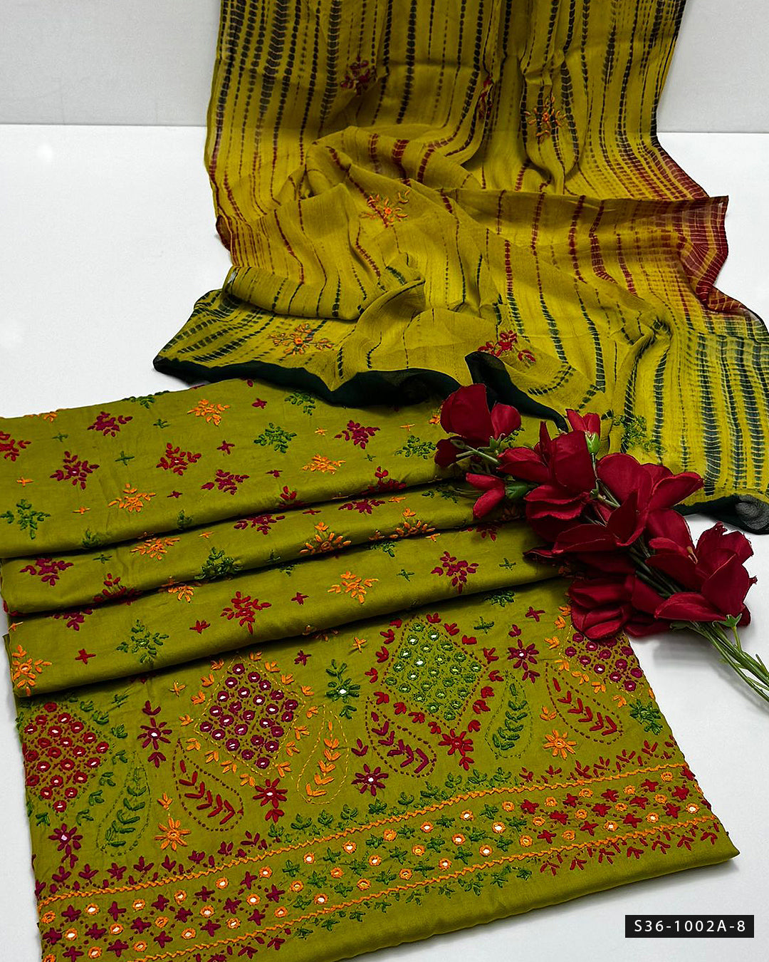 3 PC Hand Embroidered Lawn Collection