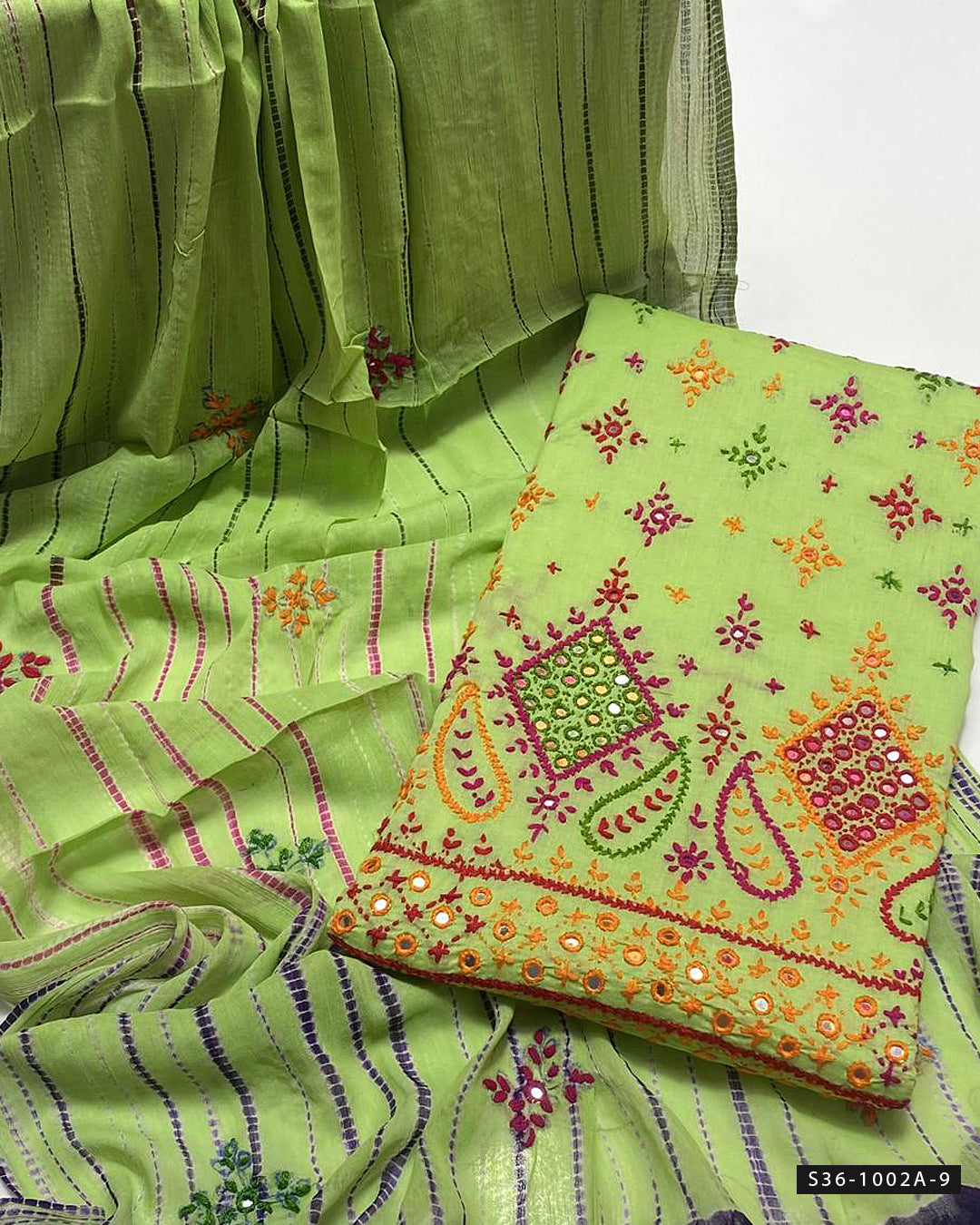 3 PC Hand Embroidered Lawn Collection