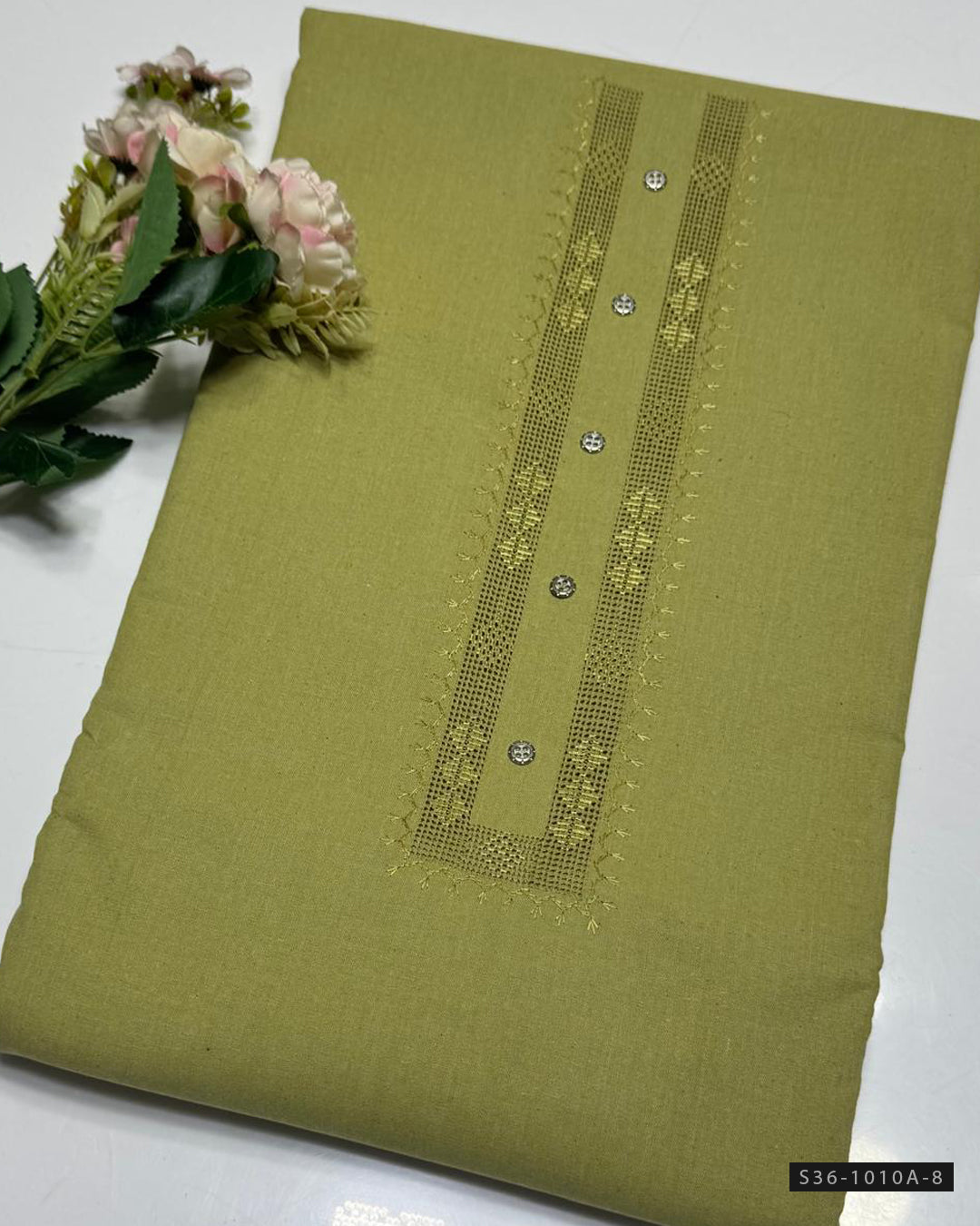 Handmade Tarkashi Karandi Khaddar Gents Suit