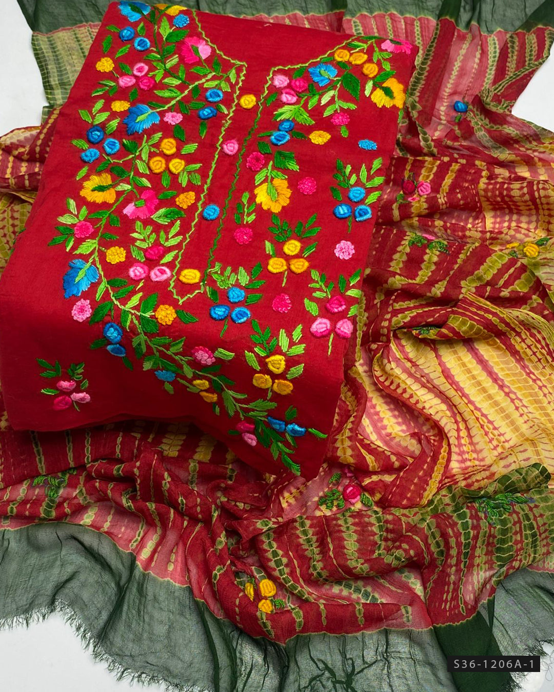 3-Piece Hand Embroidered Lawn Dress