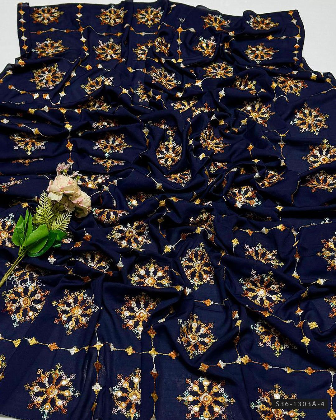 Machine Embroidered Swiss Lawn Chaddar Collection