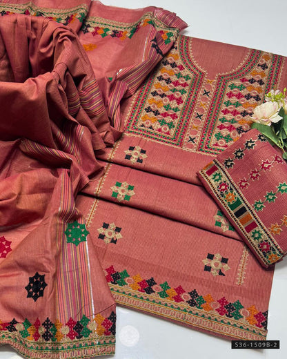 3 PC Unstitched Khaddar Dress Collection