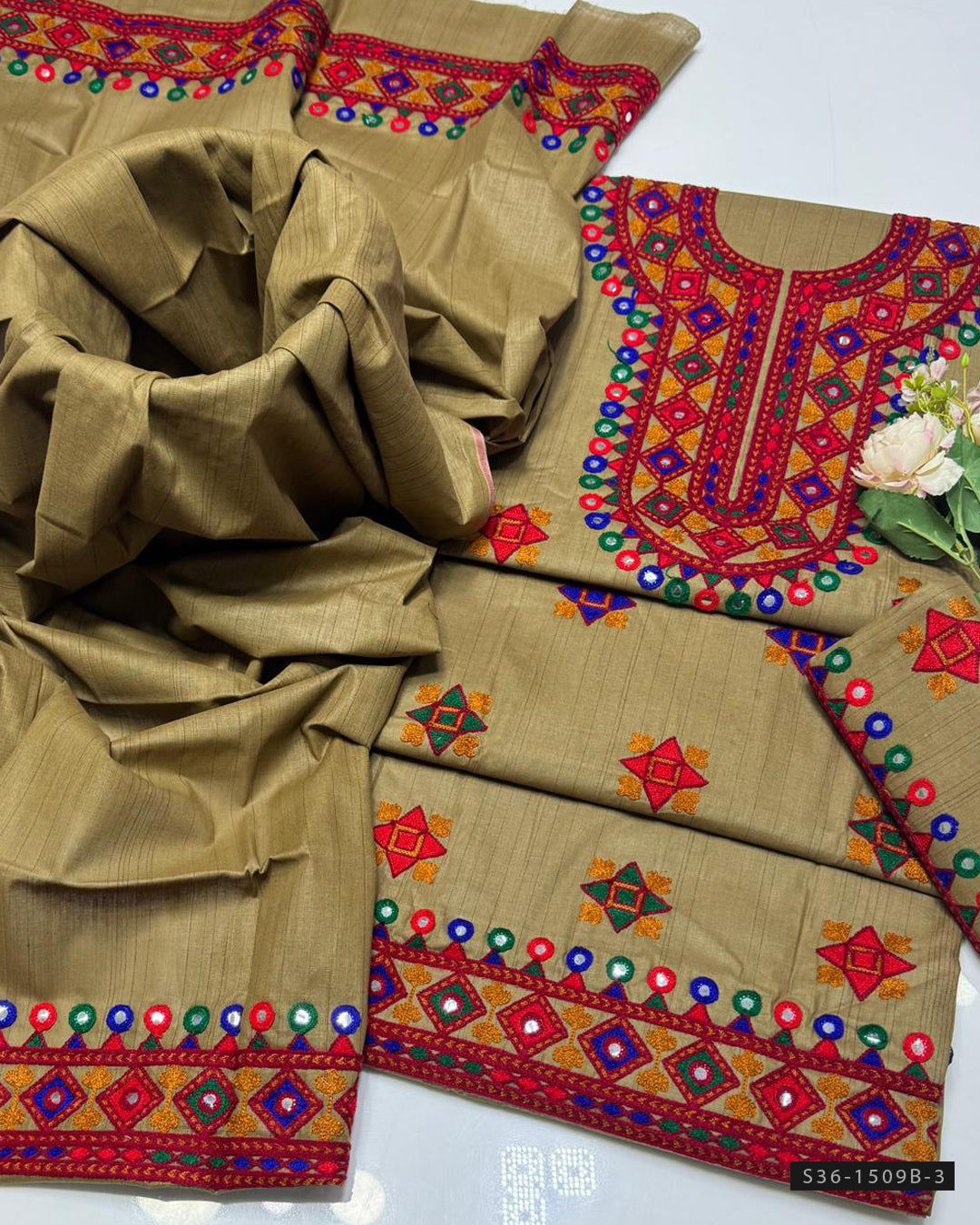 3 PC Unstitched Khaddar Dress Collection