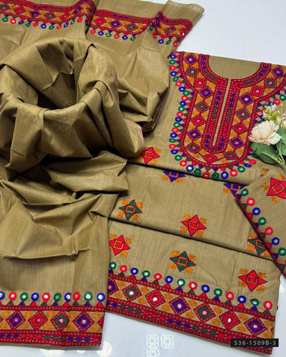 3 PC Unstitched Khaddar Dress Collection