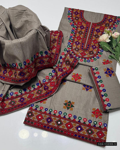 3 PC Unstitched Khaddar Dress Collection