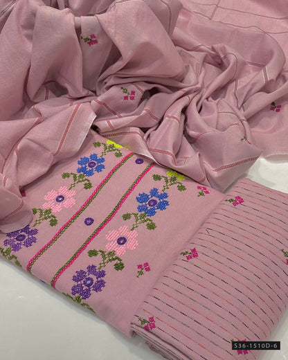 Handmade 3 PC Unstitched Khaddi Dress Collection