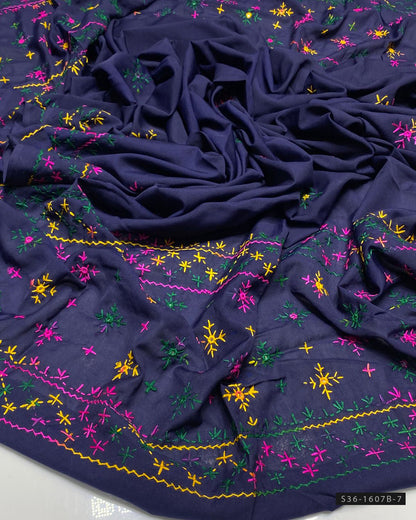 Handmade Embroidered Swiss Lawn Chaddar