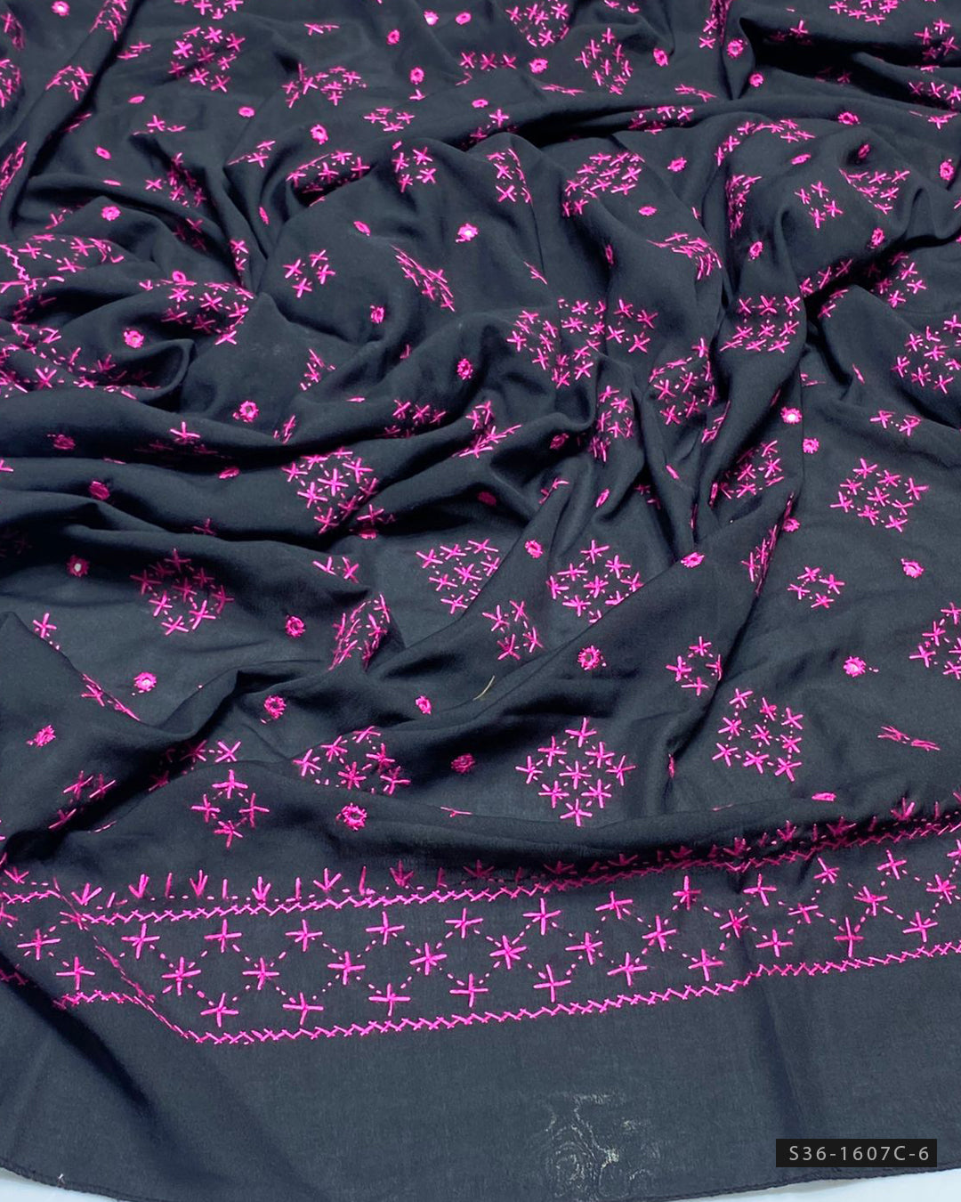 Handmade Embroidered Swiss Lawn Chaddar