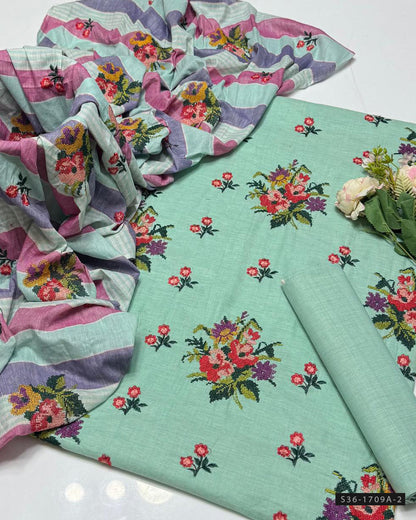 3 PC Unstitched Khaddar Dress Collection