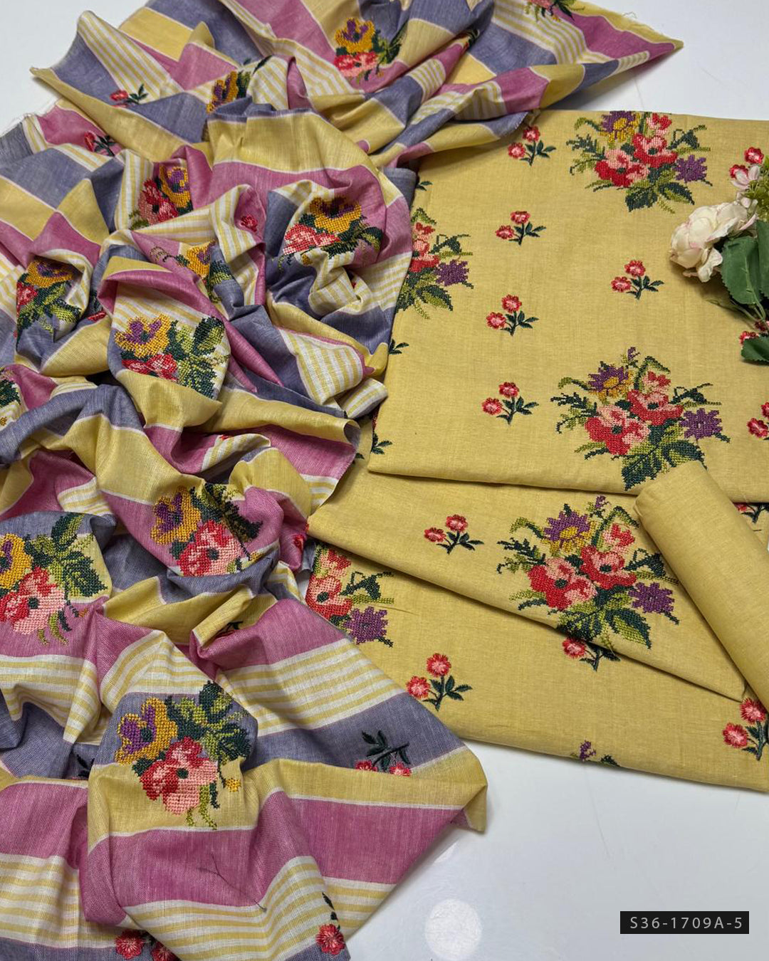 3 PC Unstitched Khaddar Dress Collection