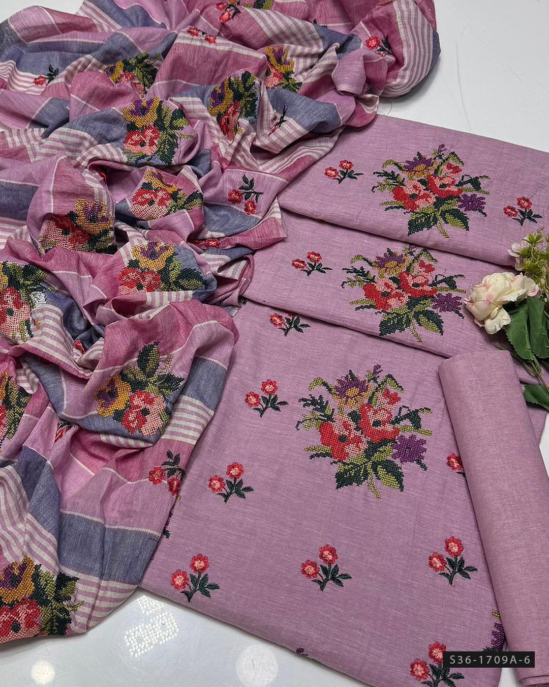 3 PC Unstitched Khaddar Dress Collection