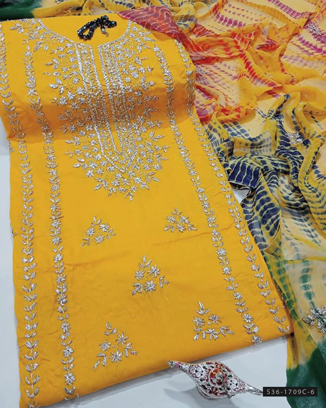 Handmade 3 PC Unstitched Pure Lawn Dress Collection