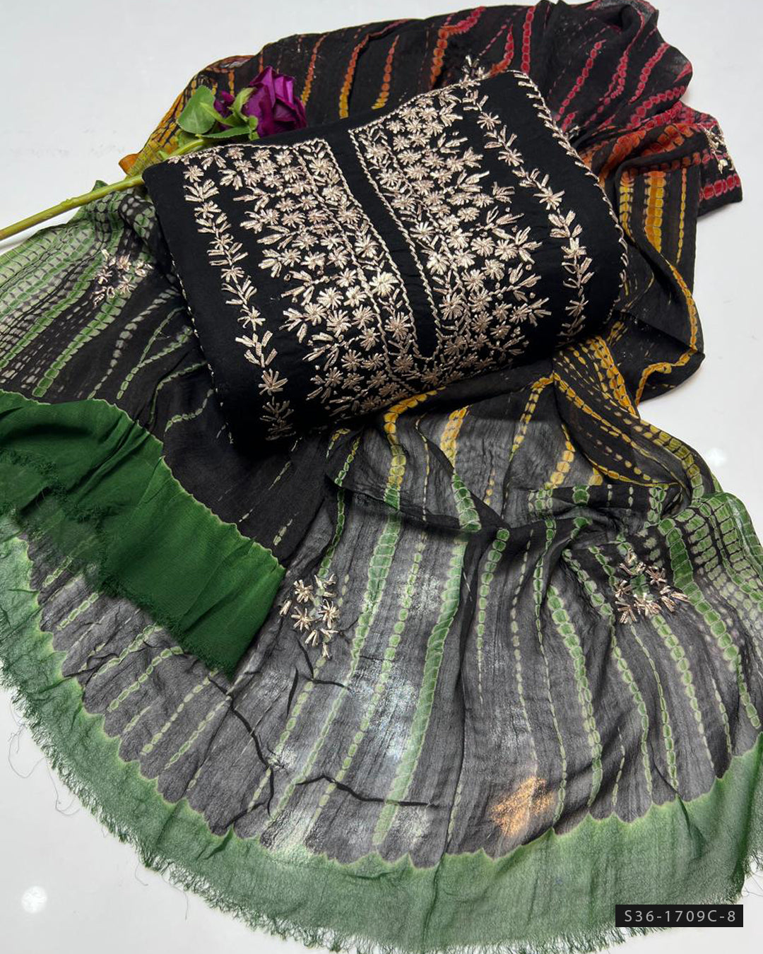 Handmade 3 PC Unstitched Pure Lawn Dress Collection