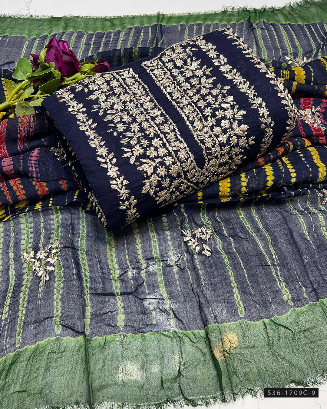 Handmade 3 PC Unstitched Pure Lawn Dress Collection