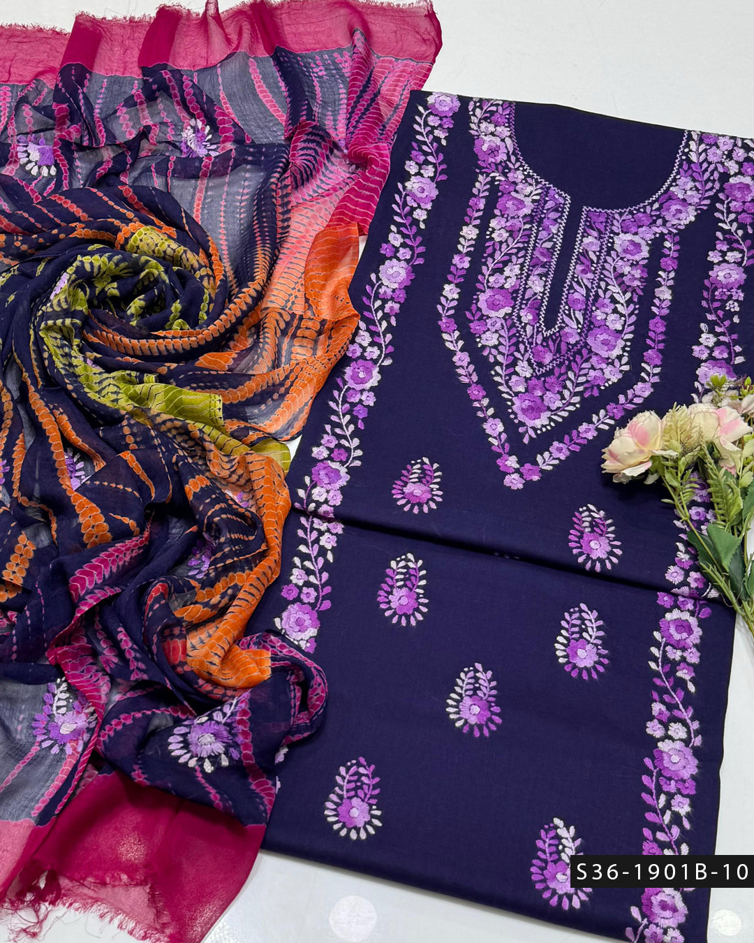 Handmade 3 PC Unstitched Lawn Dress Collection