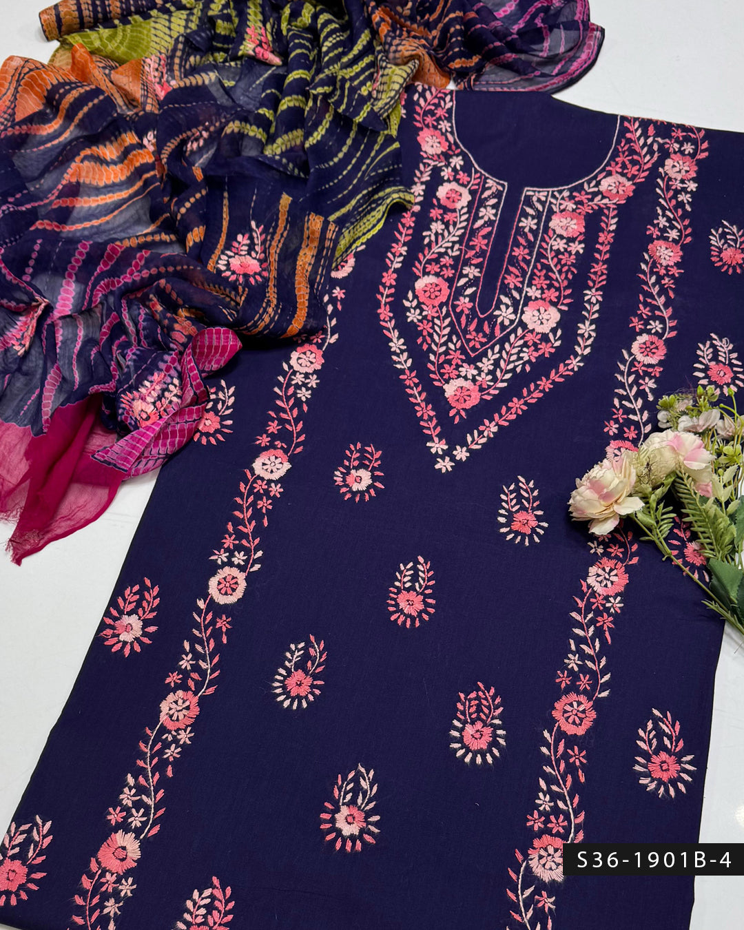 Handmade 3 PC Unstitched Lawn Dress Collection