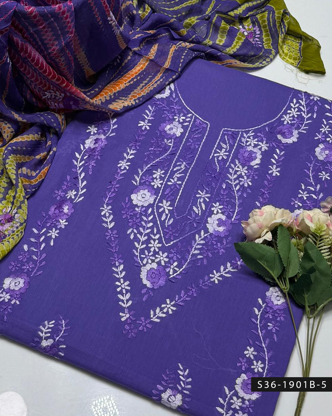 Handmade 3 PC Unstitched Lawn Dress Collection