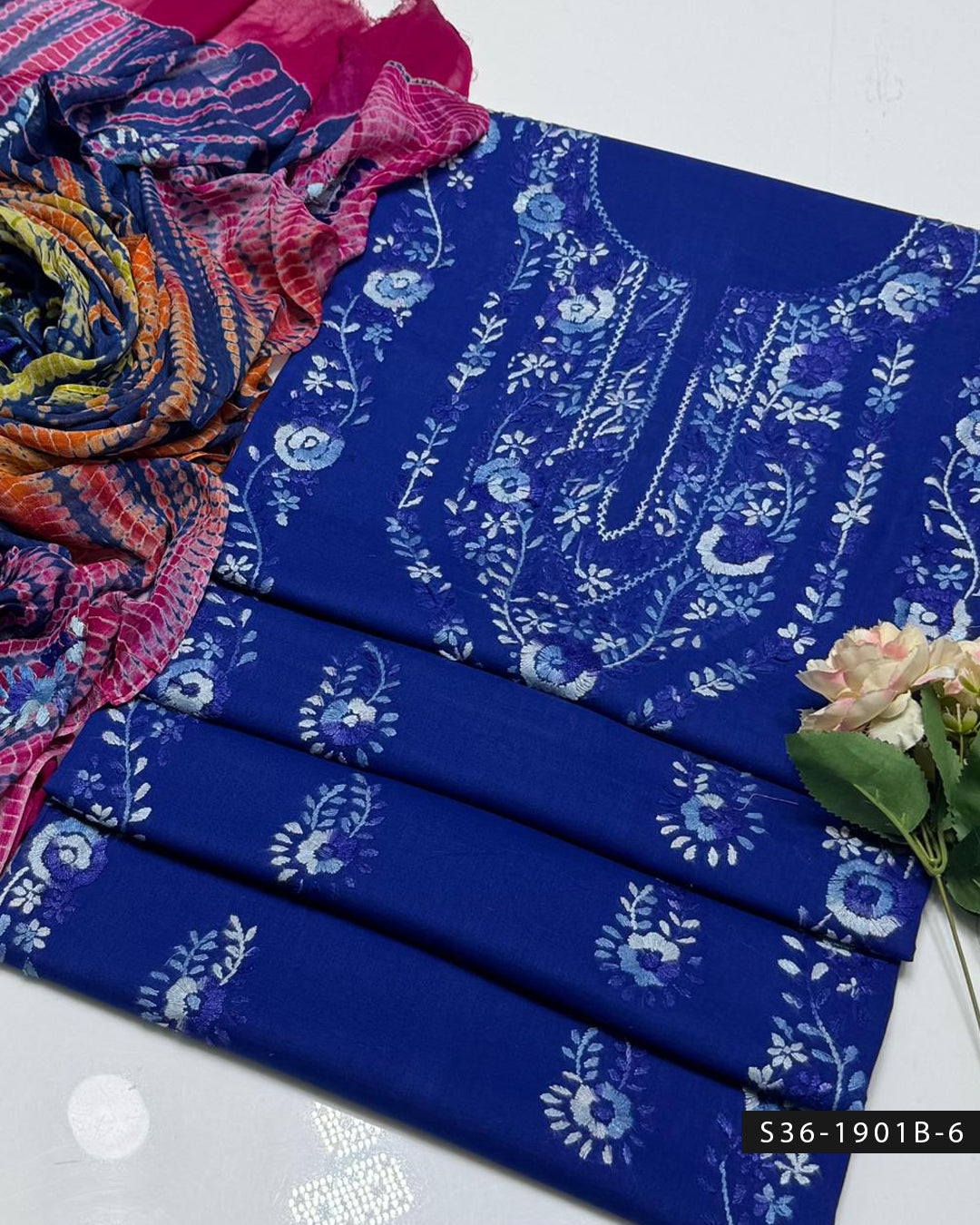 Handmade 3 PC Unstitched Lawn Dress Collection