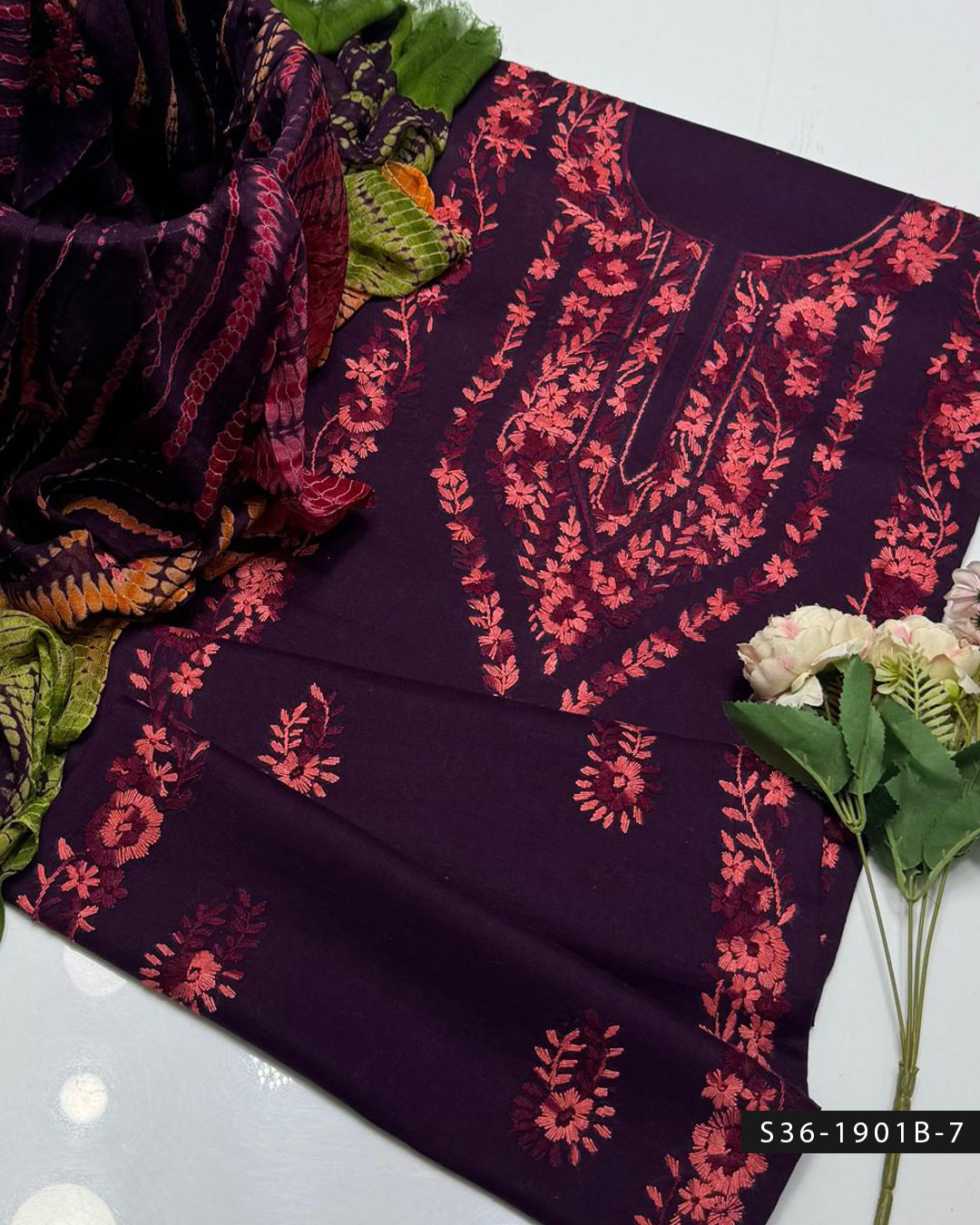 Handmade 3 PC Unstitched Lawn Dress Collection