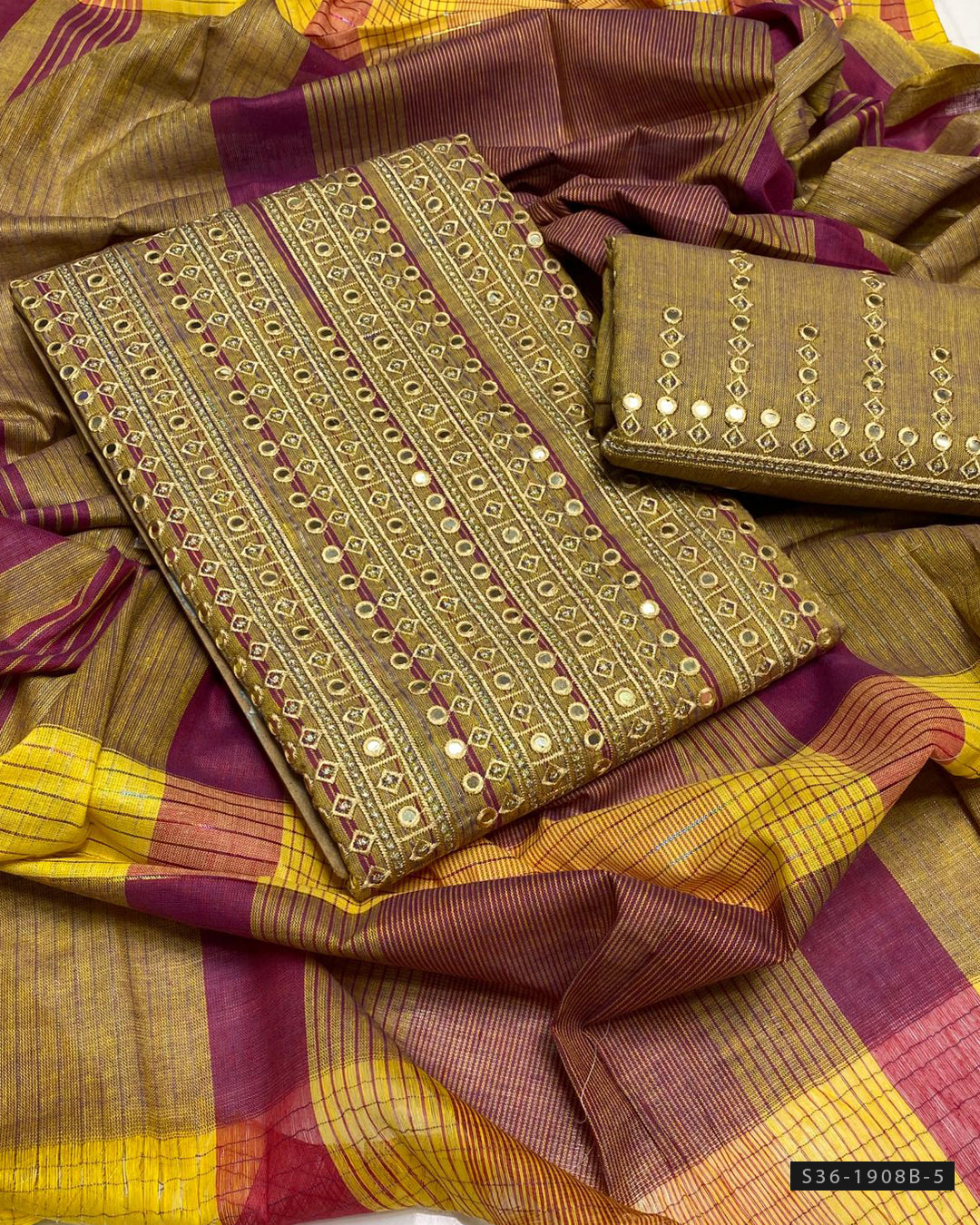 3 PC Unstitched Khadi Khaddar Dress Collection