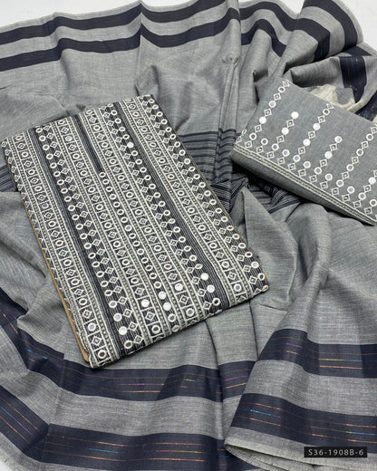 3 PC Unstitched Khadi Khaddar Dress Collection
