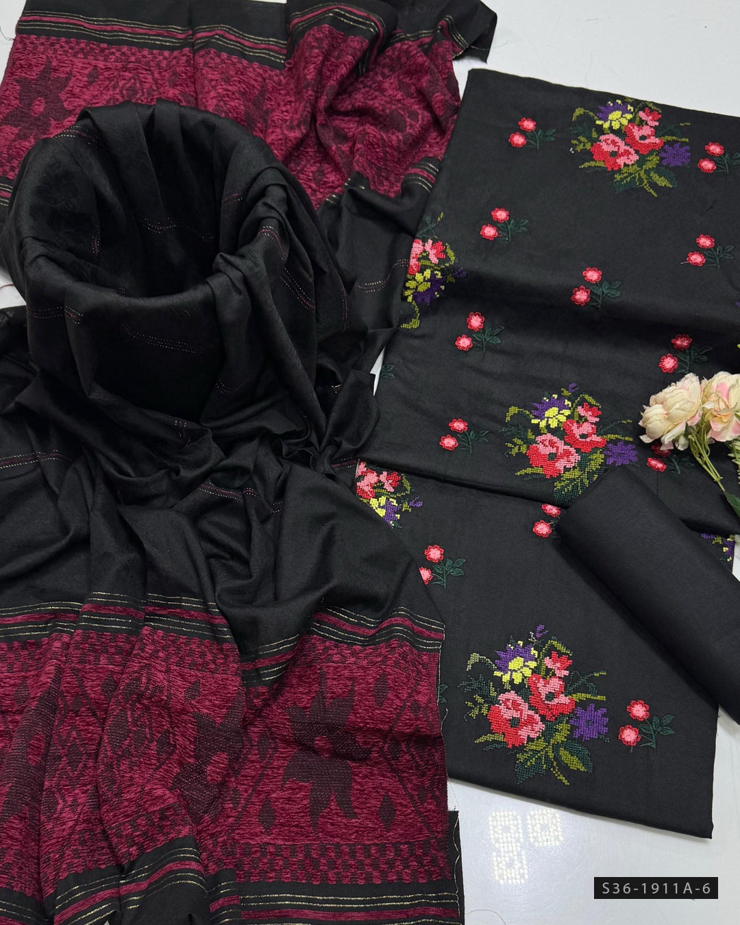 3 PC Unstitched Winter Khadi Dress Collection