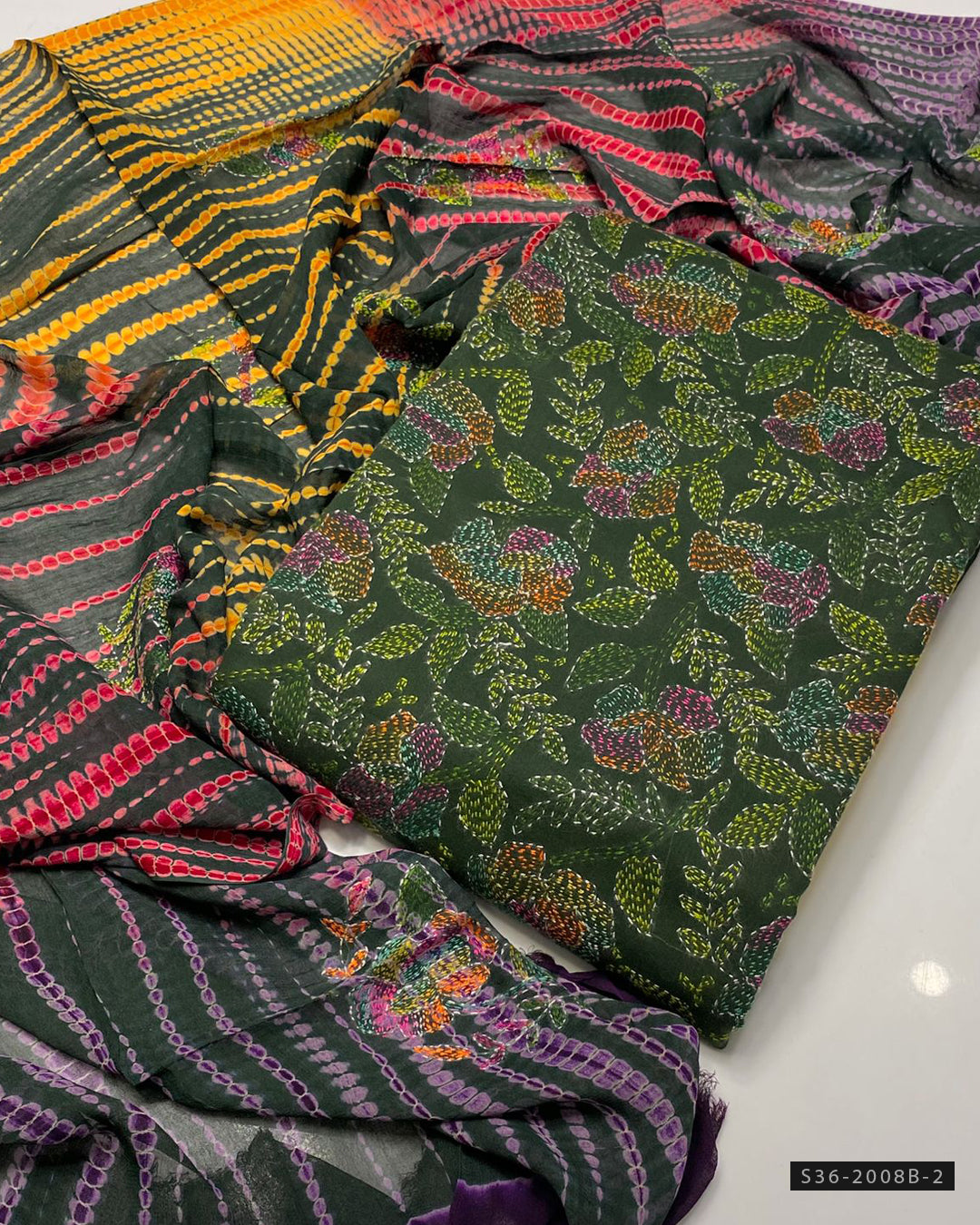 Handmade 3 PC Unstitched Pure Lawn Dress Collection