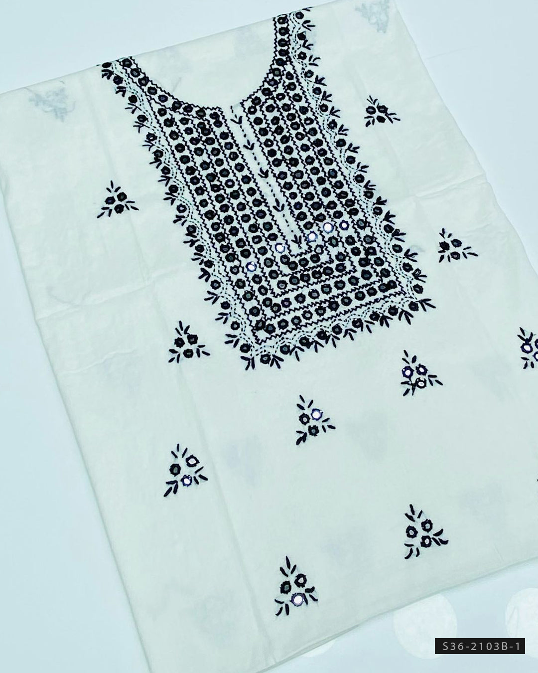 Unstitched Hand-Embroidered Lawn Shirts