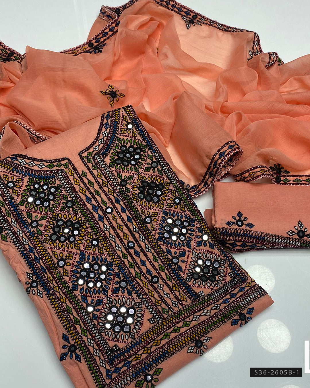 Handmade 3 PC Unstitched Lawn Dress Collection