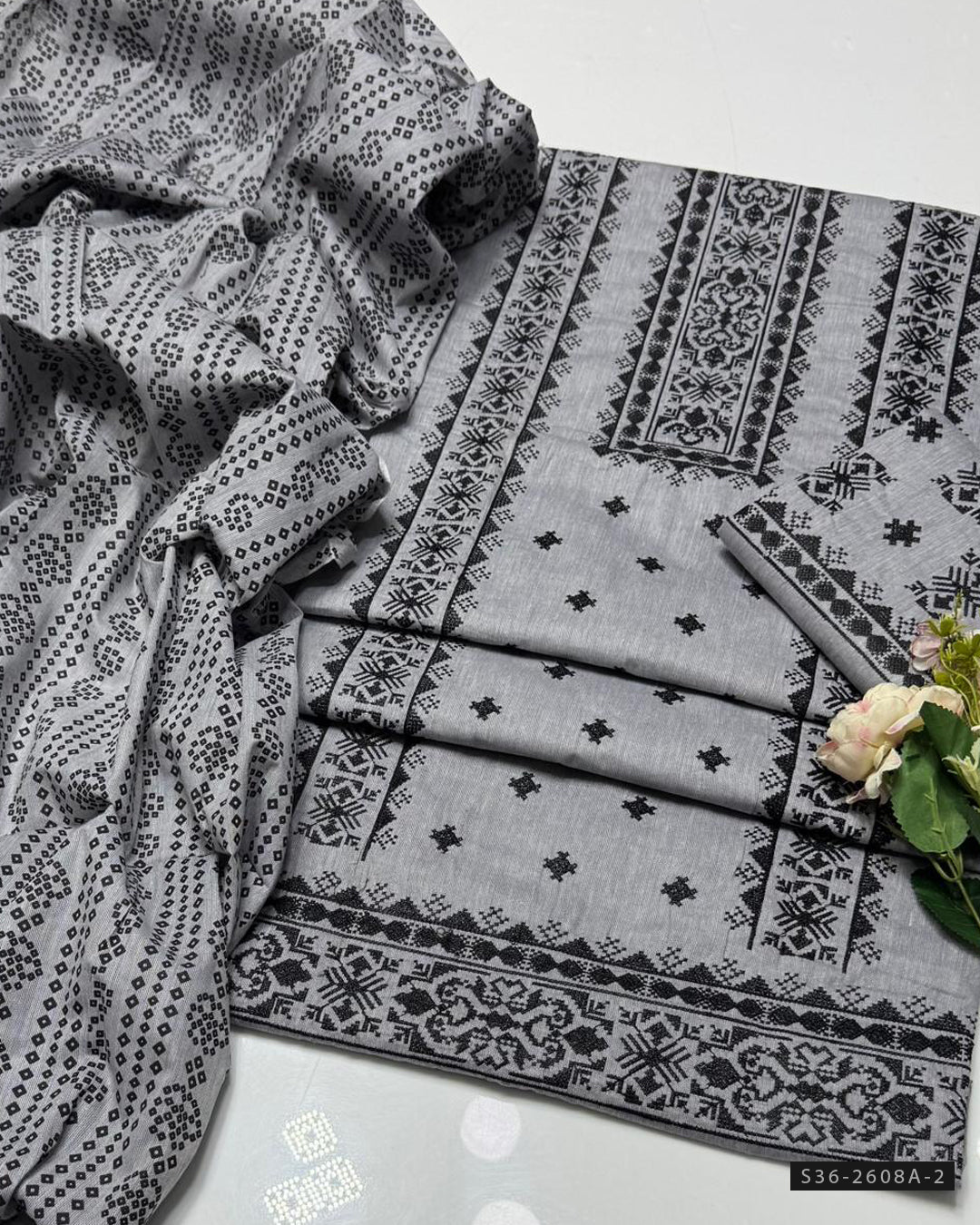 3 PC Unstitched Khaddar Dress Collection