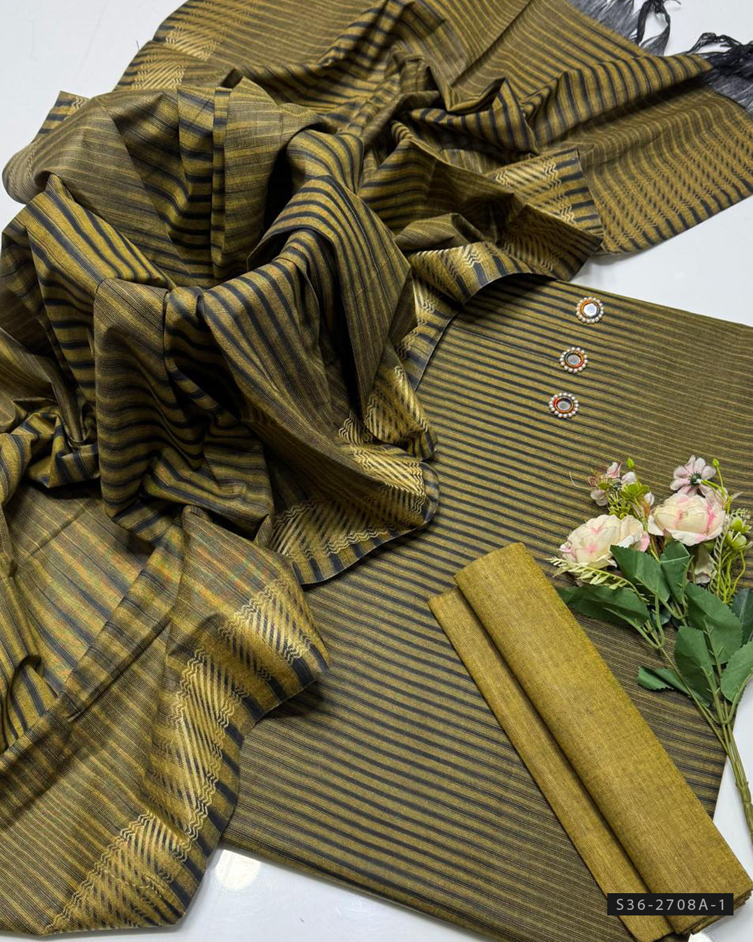 3 PC Unstitched Khaddar Dress Collection