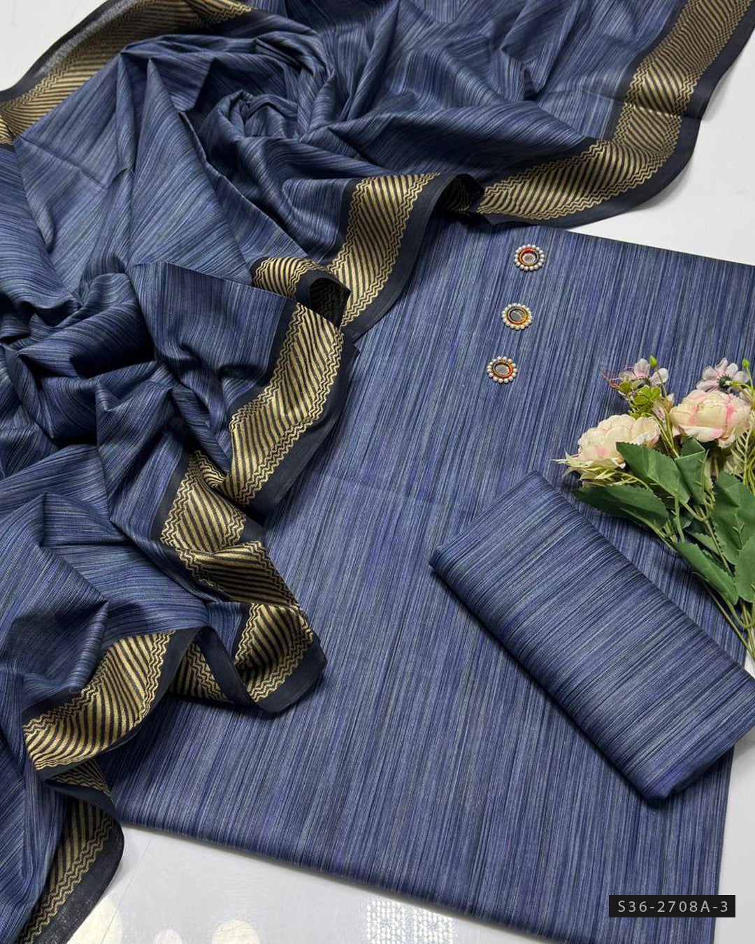 3 PC Unstitched Khaddar Dress Collection