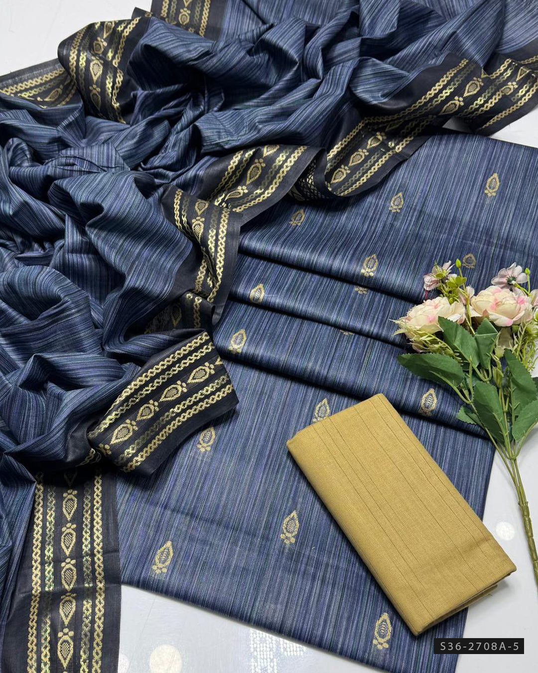 3 PC Unstitched Khaddar Dress Collection