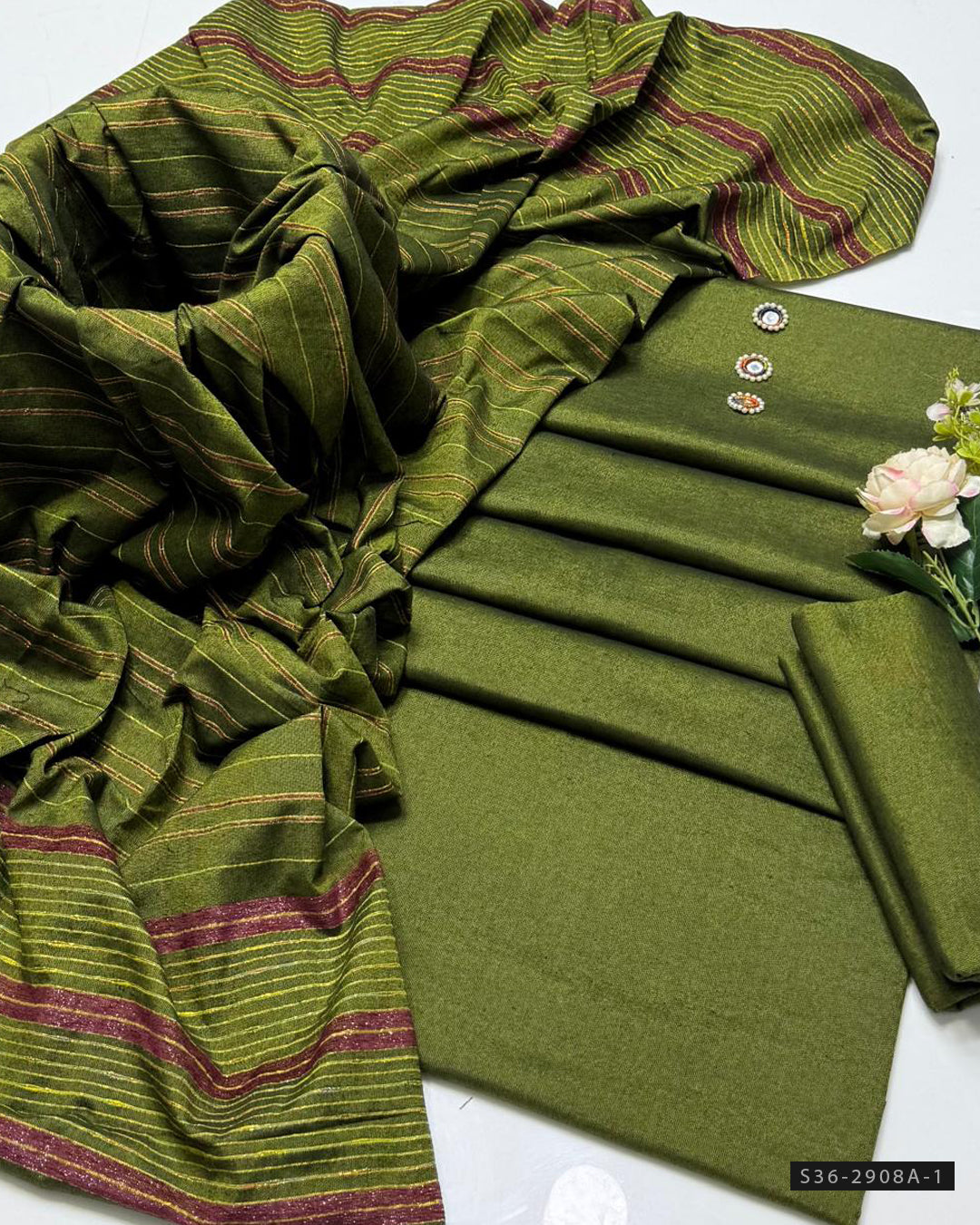 3 PC Unstitched Khaddi Dress Collection