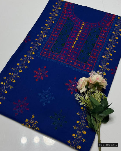 Hand Embroidered Lawn Unstitched Shirt Collection