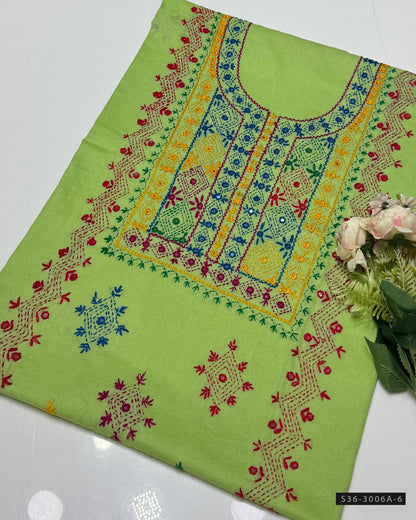Hand Embroidered Lawn Unstitched Shirt Collection