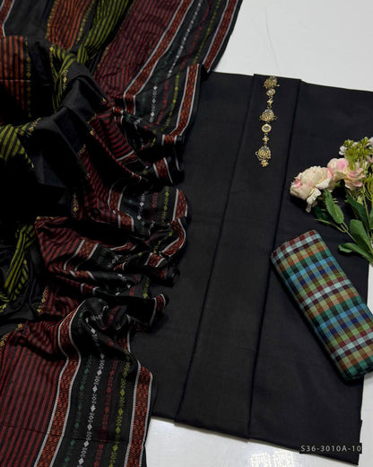 3 PC Unstitched Khaddi Dress Collection