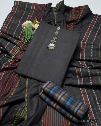 3 PC Unstitched Khaddi Dress Collection