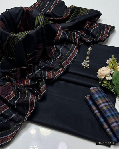 3 PC Unstitched Khaddi Dress Collection