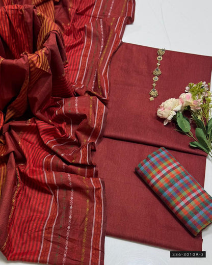 3 PC Unstitched Khaddi Dress Collection