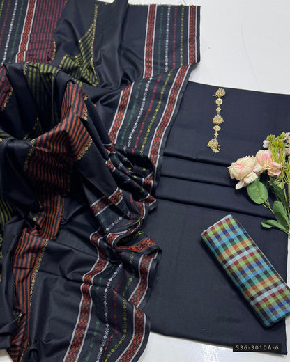 3 PC Unstitched Khaddi Dress Collection