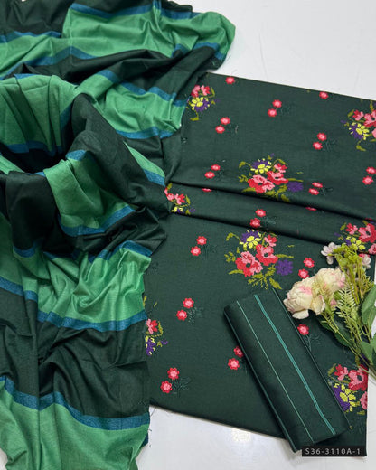 3 PC Unstitched Khaddi Dress Collection