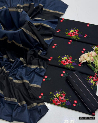 3 PC Unstitched Khaddi Dress Collection