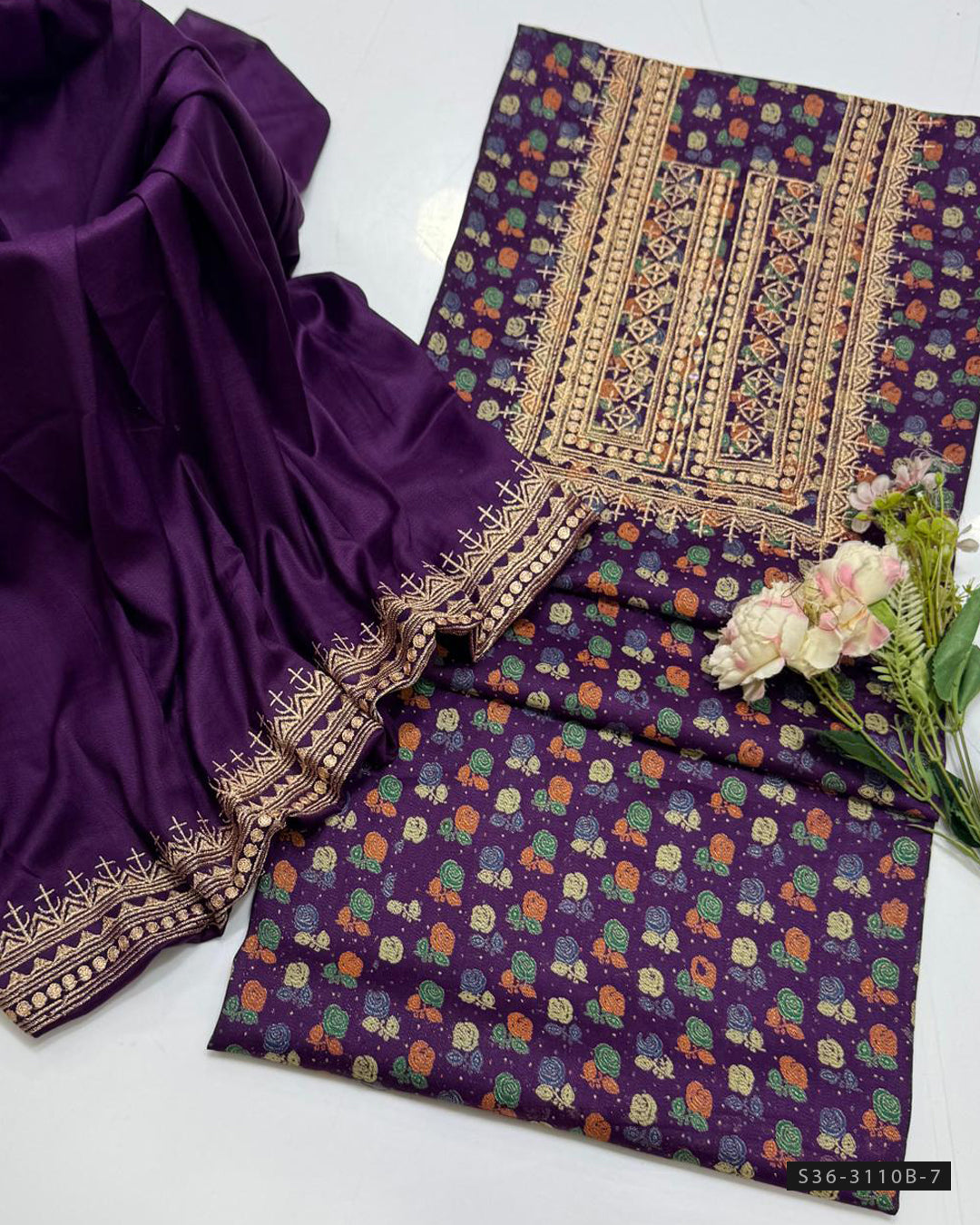 2 PC Unstitched Marina Dress Collection