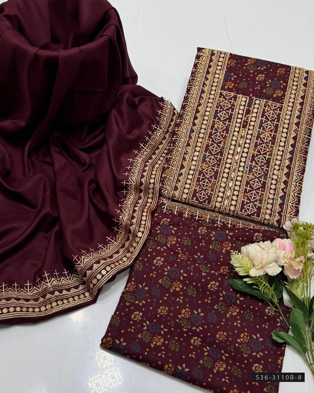 2 PC Unstitched Marina Dress Collection