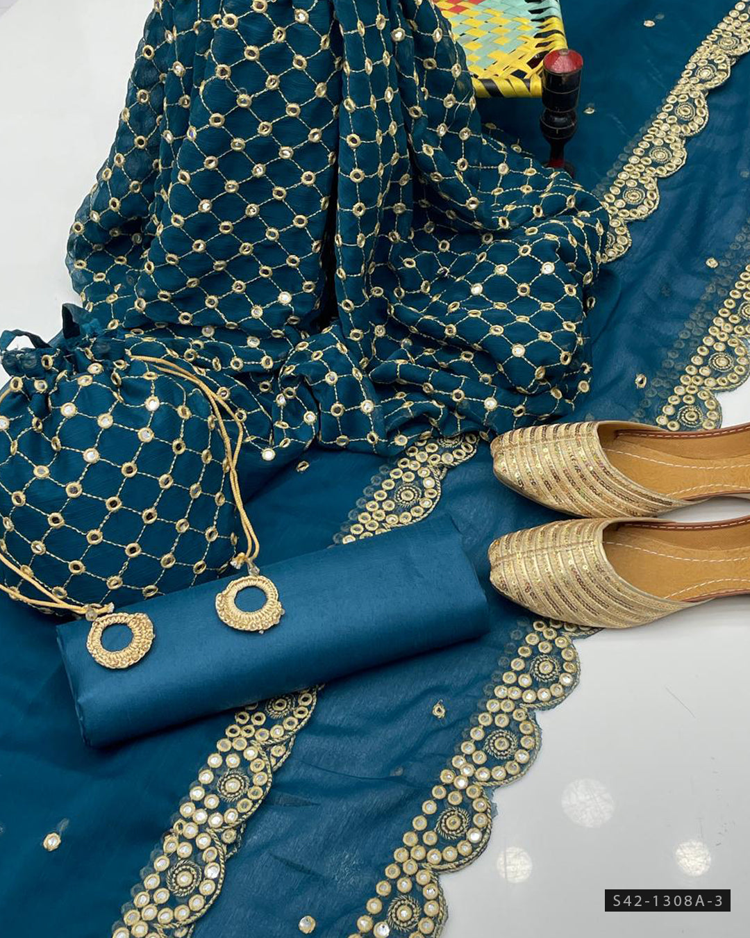 3 PC Unstitched Formal Wear Collection