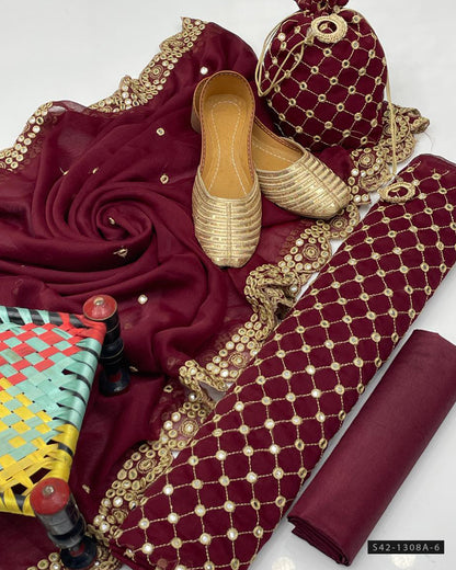 3 PC Unstitched Formal Wear Collection
