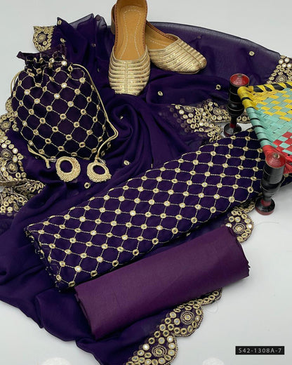 3 PC Unstitched Formal Wear Collection
