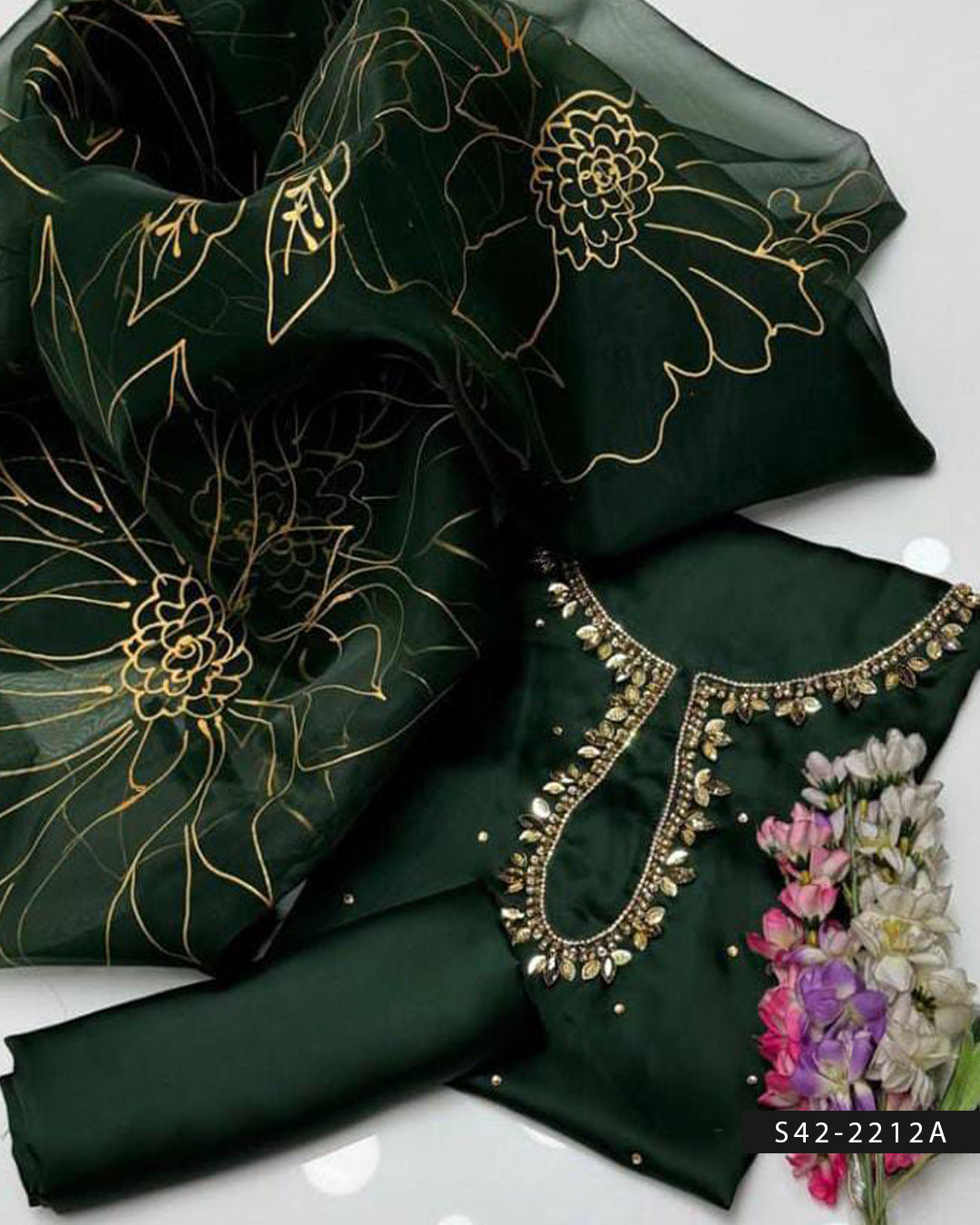 3 PC Unstitched Shamoze Silk Dress Collection